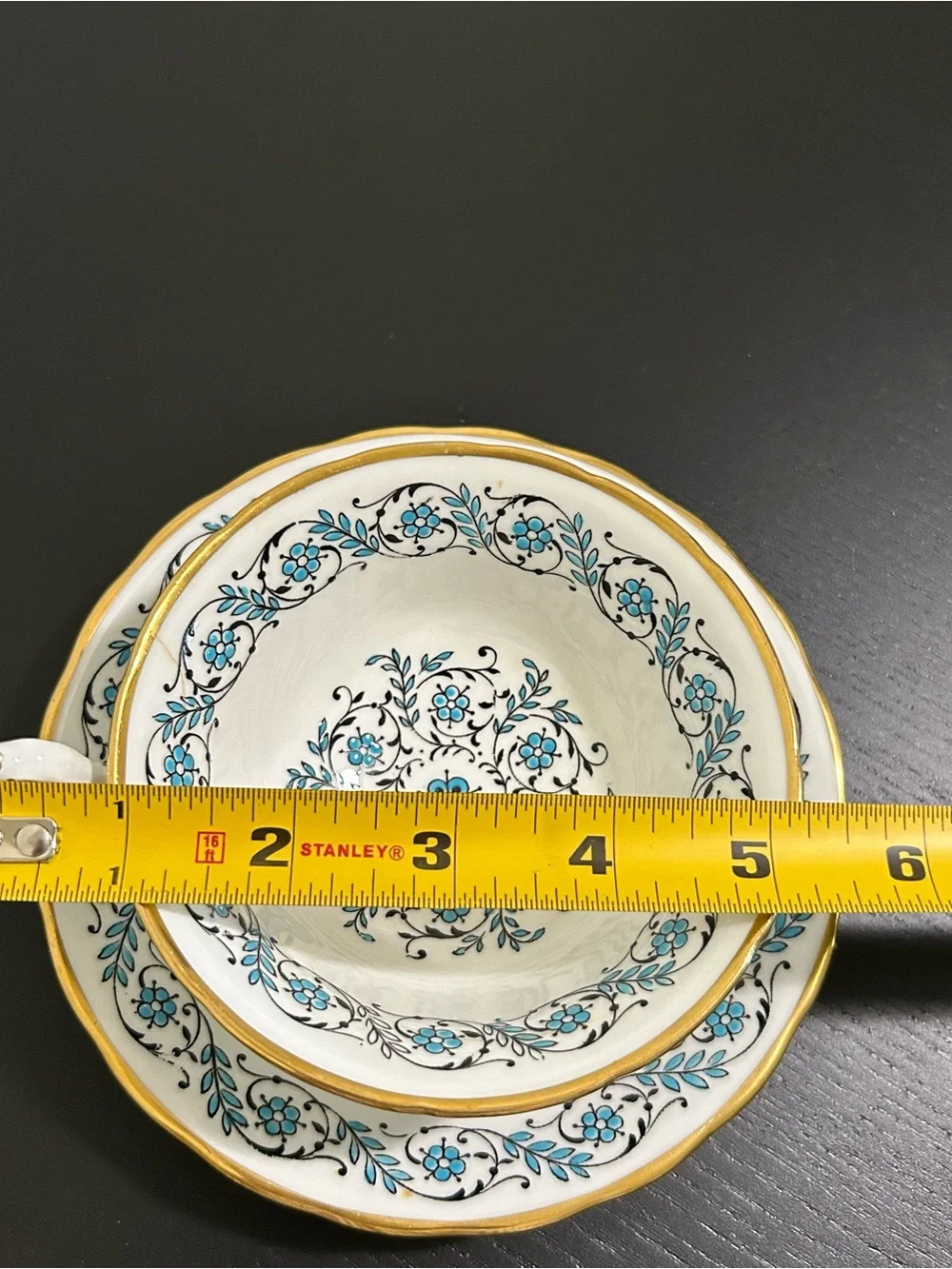 🔻sale Vintage Royal Chelsea Fine English Bone China Teacup & Saucer –Pattern 424